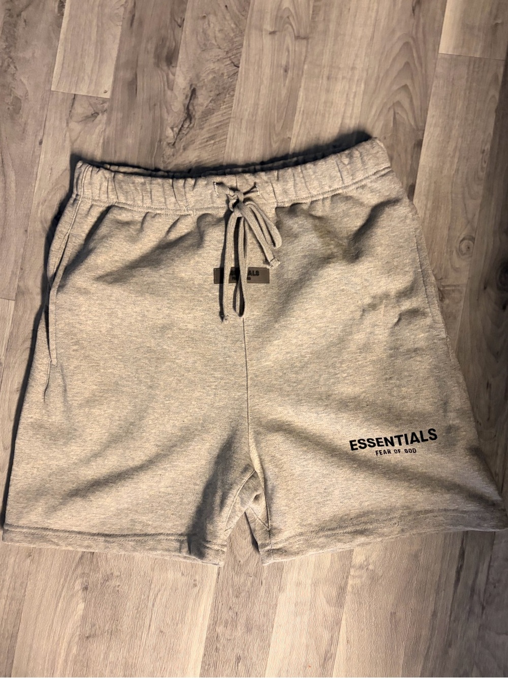 Essentials Beige Crewneck Sweatshorts